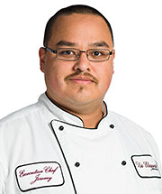 Jeremy Montoya, Executive Chef, with Sierra Vista Assisted Living Team at Via Elegante